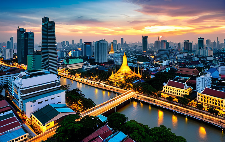 니제르의 주요 정치 이슈 - Thriving Thai Market**

"A bustling scene in a vibrant Thai floating market, filled with vendors in ...